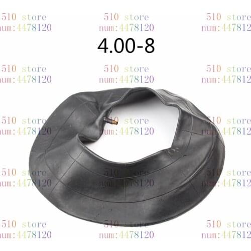 4.00-8 (4.80/4.00-8) Inner Tube Straight Valve Stem for Lawn Mower, Wheelbarrow, Mini Bike, Go-Karting, Hand Trucks