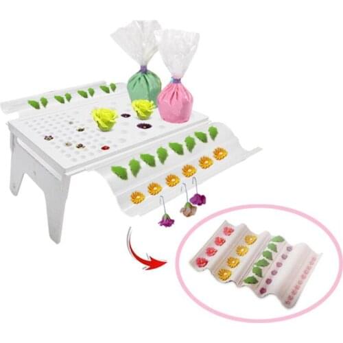 Detachable Gum Paste Flower Drying Rack Sugarcraft Forming Fondant Flower Stand Holder Cake Decorating Tool Baking Supplies