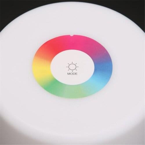 LED Night Light, Smart Bedside Table Lamp, Touch Control, Dimmable, USB Recharga E7CB