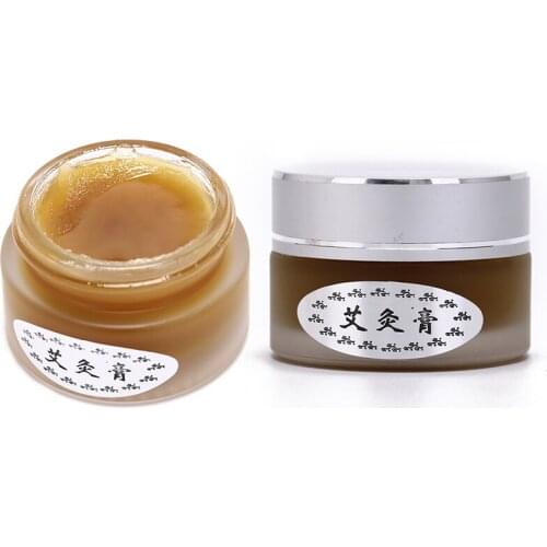 1 Box Herbal Moxa Moxibustion Cream Balm Skin Care Repair Products Massage Oil Relief Neck/ Back Pain