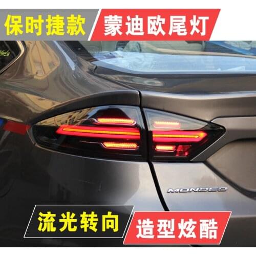 Car Styling for Ford Mondeo Tail Lights 2013-2019 LED Fusion Tail Lamp LED DRL Dynami Signal Brake Reverse auto Accessories