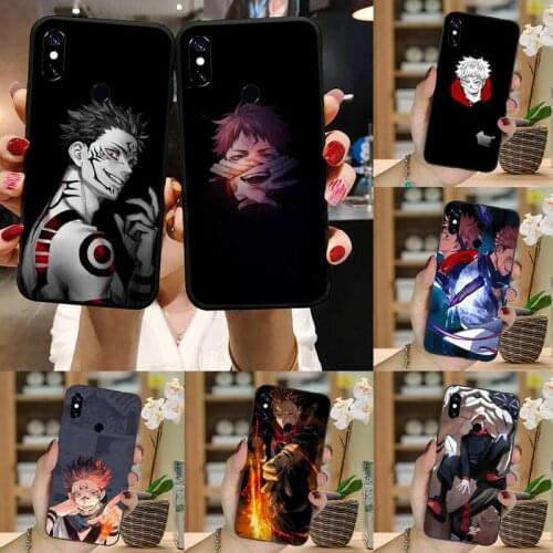 Jujutsu Kaisen Phone Case For Xiaomi Redmi note 7 8 9 pro 8T 9A 9S Mi Note 10 Lite pro