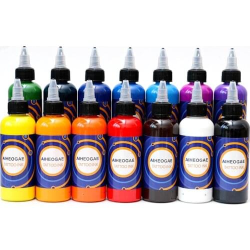 90ml/1pcs Tattoo Pigment Inks Safe Permanent Tattoo Paints Supplies for Body Beauty Tattoo Art for Professional Use