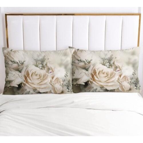 3D Pillowcase Pillow Case Custom 20x26in 20x36in Decorative Pillow Cover Bedding For Wedding Flowers Drop Ship Home Textile