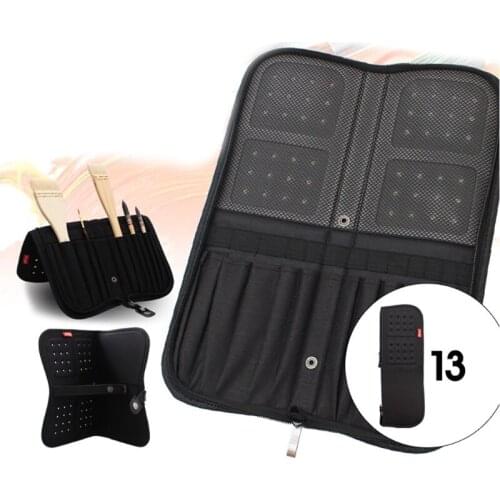 Artist Paint Brush Holder Zippered Brush Case for Oil Acrylic Watercolor Brush C90C