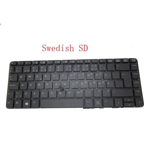 Laptop Keyboard For HP 640 G1 645 G1 738688-061 738688-AD1 738688-DH1 738688-B71 Nordic/Korea/Italy/sweden With Pointing Stick