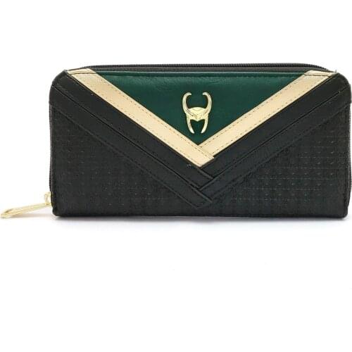 Loki Cosplay Card Holder Coin Purse Money Bag PU Leather Wallet Anniversary Fashion Gift