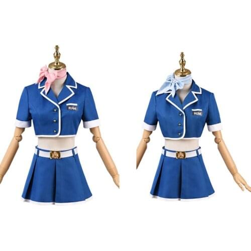 Re: Life a Different World from Zero RAM/Ramu REM/Remu Cosplay Costume for Halloween Christmas Carnaval