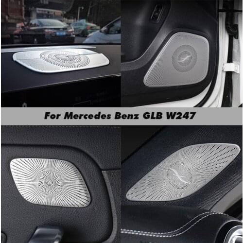 Car Audio Speaker Cover Trim Door Loudspeaker Cover Trim Car Accessories interior for Mercedes Benz GLB W247