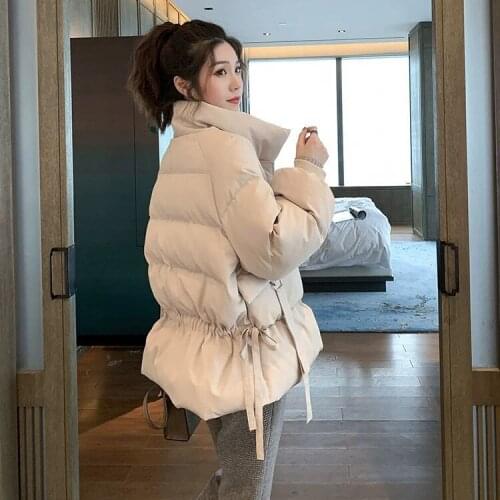 2021 Winter Women Jackets Ultralight Thin Zipper Loose Windproof Thicken Space Cotton Warm Short Casual Female Portable Outwear