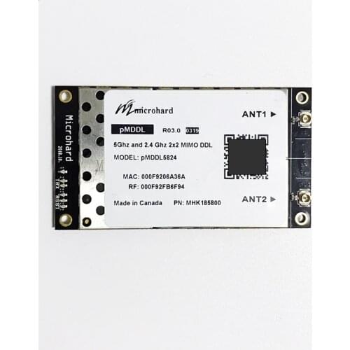 Microhard P-M-DDL5824 Digital and Image Transmission Integrated Radio Station Module 2.4G/5.8G