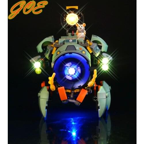 LED Lighting Kit for 75976 Compatible With Overwatch Wrecking Ball for Kids Educational Building Blocks Toys (Only LED light)