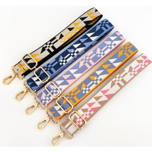 Nylon Colored Belt Bags Strap Accessories Fashion Adjustable DIY Shoulder Handbag Strap Decorative Accessories Bags