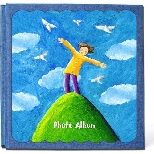 New 16inch DIY Photo Album Cute Picture Storage Frame Sheets Sticky Page Album Children Lovers Wedding Memory Book Fotoalbum