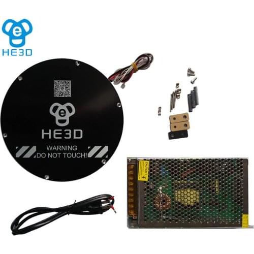 HE3D upgraded to heat bed for K200 delta 3D printer