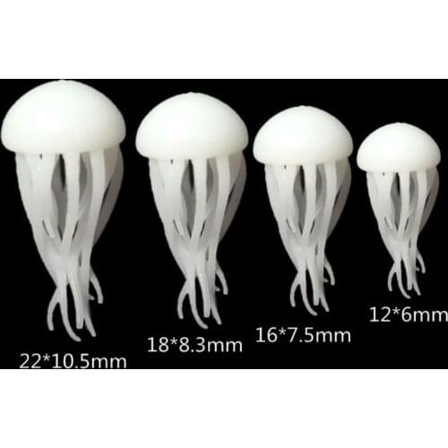 Mini Jellyfish Modeling Resin Mold Ocean Theme Fillers DIY Filling Materials