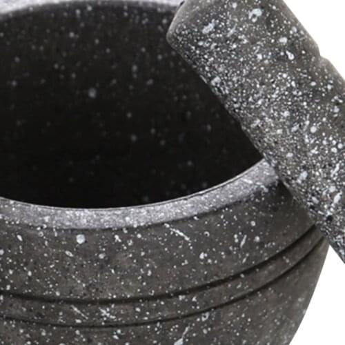 Resin Mortar Pestle Tool Set 11 Cm Large Mortar Kitchen Herbs Spices Food Shredi P15D