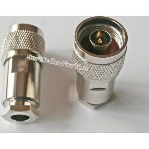 10Piece N Male Plug Clamp For RG5 RG6 5D-FB LMR300 RF Cable Connector