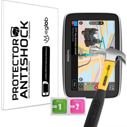 Screen protector Anti-Shock Anti-scratch Anti-Shatter compatible with TomTom Go Premium