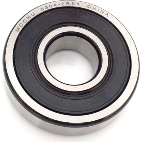 1pcs Bearing 6304 6304RS 6304-2RS1 6304-2RS 20x52x15 MOCHU Shielded Deep Groove Ball Bearings Single Row High Quality