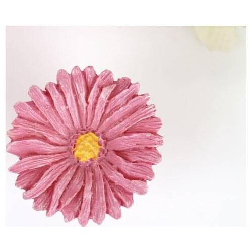 10Pcs/Lot Child Cartoon Garden Style Red Sunflower Kitchen Cabinet Handle and Knobs