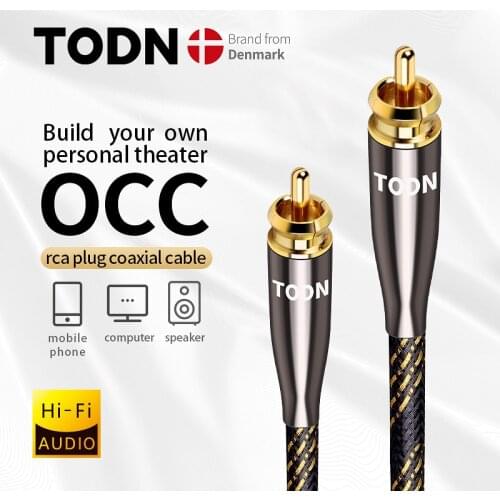 TODN Toslink Digital Fiber Optical Audio Cable Male to Male Premium SPDIF Coaxial RCA Cable for Sound Bar CD DVD Digital TV Xbox
