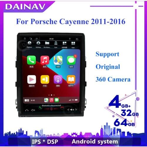 2 din Android car Radio auto audio Vertical For Porsche Cayenne 2011 - 2016 car multimedia player stereo autoradio head unit