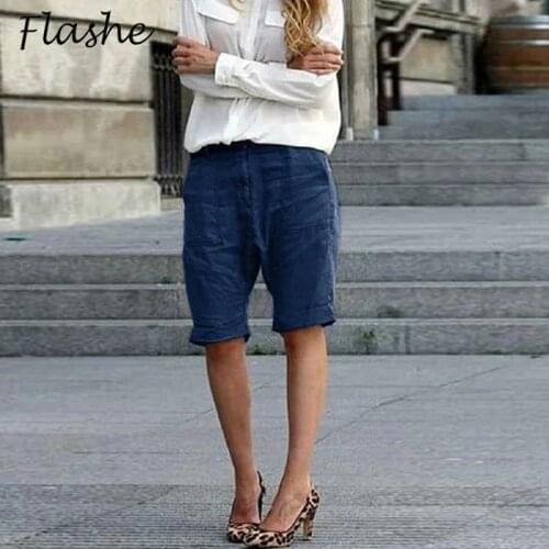 BISHAN Women's Cotton Shorts