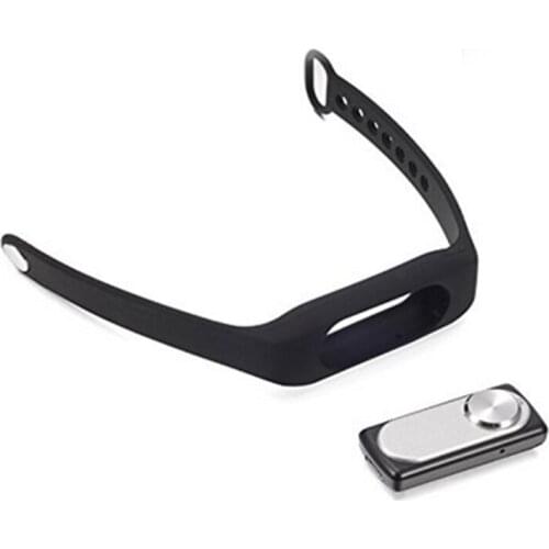 Business minimalist style portable detachable wristband voice recorder bracelet for running
