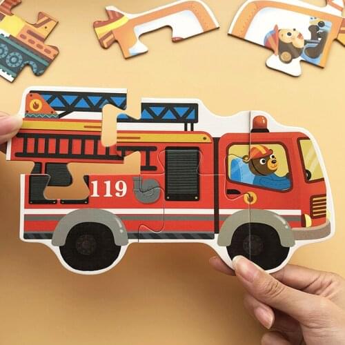 Children Puzzle Sensory Toys Kids 2 To 4 Years Old Learning Toddler Girls Puzzle Baby Juguetes Educational Toys BK50PT