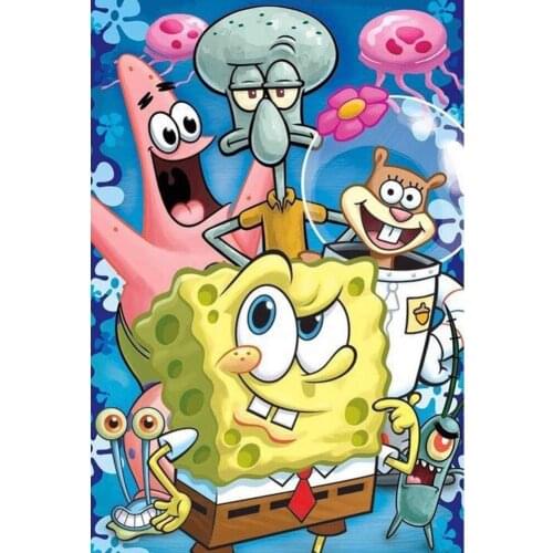 DIY Diamond Painting Kits Cartoon Picture Full Drill 5D Diamond Embroidery Diamond Arts Craft HChildrens Room Wall Decor Gift