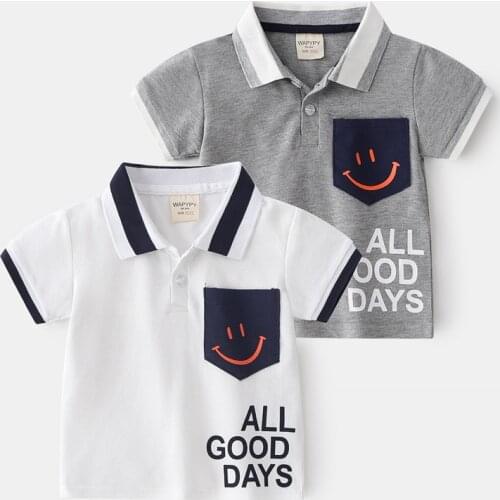 T-shirts For Boys 2021 Summer New Childrens Short Sleeve T-shirt Cotton Casual Style Short Sleeve Tee Baby Toddler Top For 2-6y