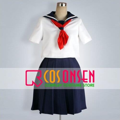 COSPLAYONSEN Toaru Kagaku no Rerugan A Certain Scientific Railgun Ruiko Saten Cosplay Costume Custom Made