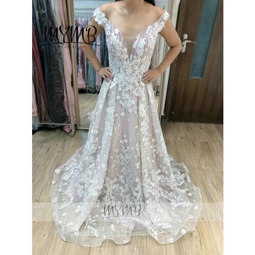 Beautiful Lace Flower Puffy A Line Young Girls Birthday Party Dress MYMB Designer Long Luxury 2021 Evening Dress MY31109