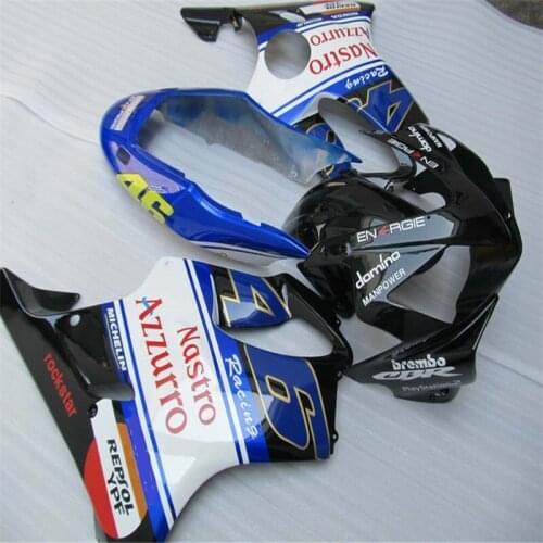 Injection mold for pe CBR 600 F4i fairings Blue white 2004 2005 2006 2007 CBR600 F4i 04 05 06 07 ST66