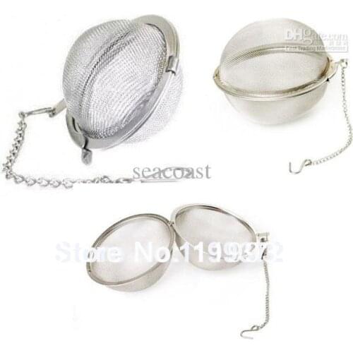 Best Price 1000pcs/lot Stainless Steel Tea Pot Infuser Sphere Mesh Strainer Ball 5cm