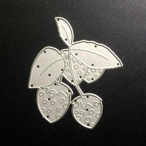 SCD636 Metal Cutting Dies For Scrapbooking Stencils Strawberry DIY Paper Album Cards Decoration Embossing Folder Craft Die Cuts