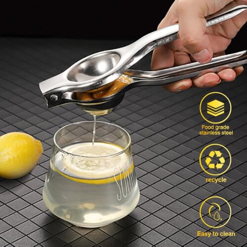 Stainless Steel Orange Juicer Manual Lemon Juicer Kitchen Accessories Mini Lemon Juicer Baby Orange Fruit Juicer Lemon Clip