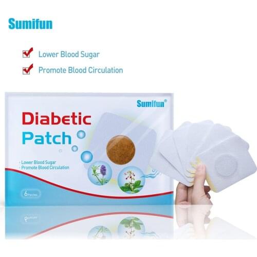 Sumifun 12Pcs Chinese Natural Herbal Diabetic Plaster Diabetes Patch Cure Diabetes Reduce Control Balance Blood Sugar Product