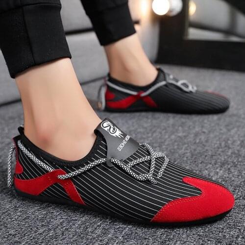 Fashion Shoes 2020 New Men Casual Shoes Spring Summer Slip-On Soft Comfortable Moccasin Driving Shoes Youth Party Sneakers Fltas