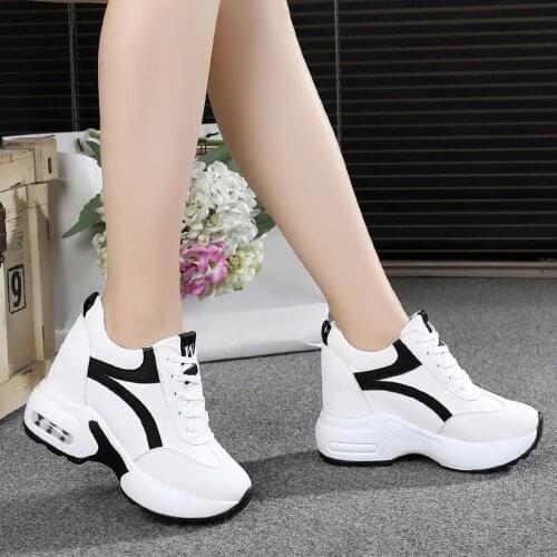 10 cm Ultra high Women Platforms Shoes Height Increasing Hollow out Comfortable Soft Womens Casual Shoes Zapatos Mujer