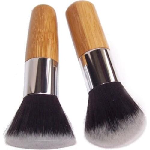 1PCS/set Professional Soft Flat Top Buffer Foundation Powder Brush Cosmetic Salon Brush Makeup Basic Brush Facial Makeup Tool