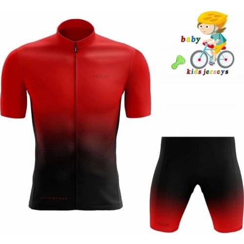 2021 HUUB Kids Cycling Clothing Short Sleeve Summer Cycling Jersey Set for Boys MTB Bike Bicycle Children Bike Wear cycling kit