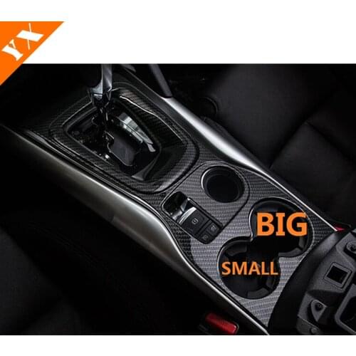 ABS Carbon/Matte for Renault Kadjar Car Gear Shift Knob Panel Water Cup Frame Cover Trim Accessories 2015 2016 2017 2018 2019