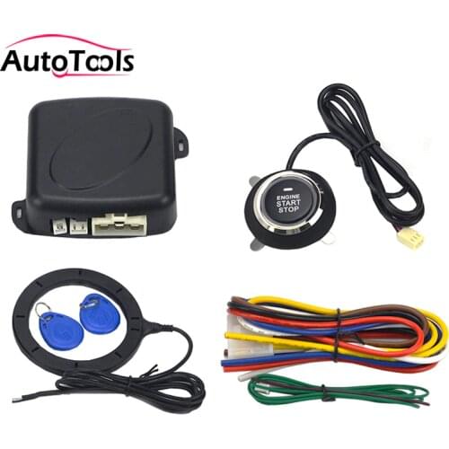 Auto Car Engine Push Start Button RFID Lock Ignition Keyless Entry start System Go Push Button Engine auto car Start Stop