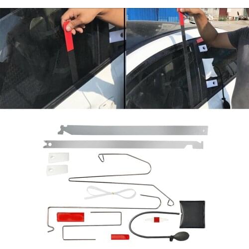 Auto Emergency Tool Universal Car Window Door Key Lost Kit Air Pump Air Wedge Pry Tool Lock Out Emergency Open Unlock Pad Tool