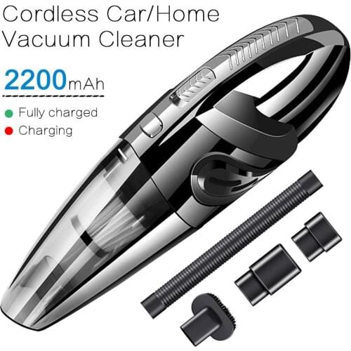 Cordless Car Vacuum Cleaner 7000PA Wireless Vacuum Cleaners 2200mAH Rechargeable Wet/Dry Dual Use for Car Home Pet Hair Cleaning