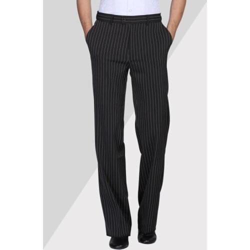 Male Dance Pants Professional Mens Latin Dance Trousers Samba Salsa Tango Suit Modern Ballroom Performance Dance Costumes B-6986