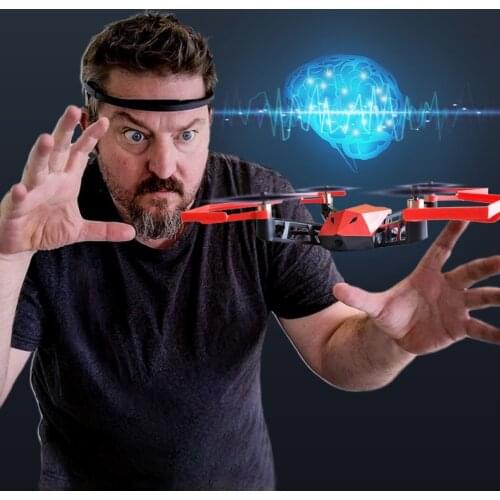 Camoro UDrone GPS 1080P Wifi Mini Camera Drone 10min Flying Avoid Obstacles Brain Mind Control Helicopter Drones