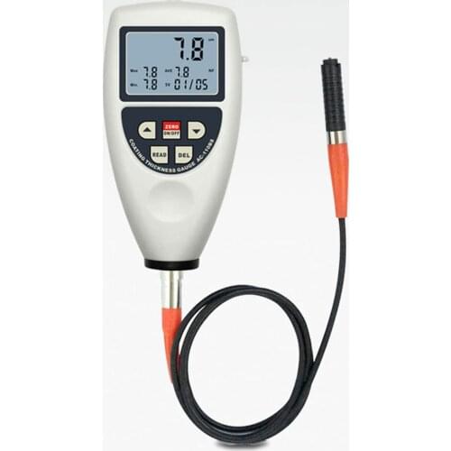 Digital Separate Coating Thickness Gauge AC-110BS Storage Resolution 0.1 um (0~99.9um)/1 um (over 100um)